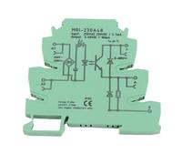 Generic MRI-230A48 Relay Module, Ultra Thin Design for Space Saving Installation, Provides Isolation Protection for PLC Systems, 6.2mm Width, Yellow LED Indication
