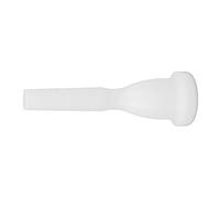 Generic MT-24 ABS Trumpet Mouthpiece, Compact Wind Instrument Accessory Playing Parts for Novice and Professional Horn Players, White