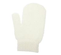 Generic Mud Scrubbing Gloves Bathing Accessories Body Scrub Gloves Deep Exfoliating Glove Exfoliating Mitt Shower Gloves Mittens The Mitten Exfoliate Glove Bath Mitt Polyester White