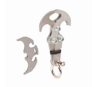 Generic Multi-Functional Outdoor Grappling Hook Tool Made of Durable Stainless Steel for Camping and Wilderness Survival Training Compact and Versatile Gear (Small Size)