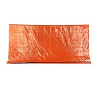Generic Multi-purpose Waterproof Tent Portable Emergency Sleeping Bag Aluminum Foil Compact for Outdoor Camping Orange
