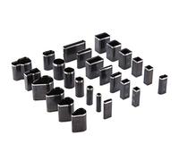 Generic Multi Shape Leather Hole Punch Cutter Tools Set 26pcs Premium Alloy Steel for Crafting Leather Fabric