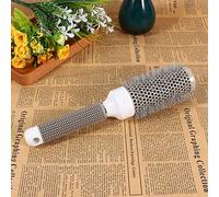 Generic Multi-Size Ceramic Iron Round Comb with Non-Slip Grip for Hair Styling and Resilience Enhancement Suitable for Barbers and Hairdressers in 19mm, 25mm, 32mm, 45mm, 53mm Options (45#)