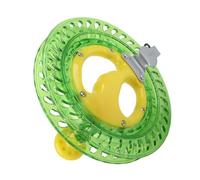 Generic Multifunction Large Arbor Sea Fishing Wheel Hollow Wire Wrapping Reel for Rivers Lakes Streams Creeks,Blue/Green (Green)