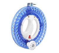 Generic Multifunction Large Arbor Sea Fishing Wheel Hollow Wire Wrapping Reel for Rivers Lakes Streams Creeks,Blue/Green (Blue)