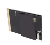 Generic Multifunctional 1000 in 1 Black Game Card for TurboGrafx 16 PC Engine Console, Supports Up to 32GB Memory Card, Lightweight Design