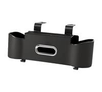 Generic Multifunctional 5-In-1 Car Seat Organizer In Leather, Black Auto Storage Box With Phone Holder & Cup Holder, 14.2 In