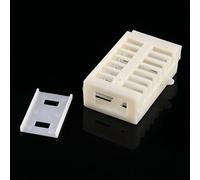 Generic Multifunctional Bee Queen Cage Plastic Match Box Moving Catcher for Beekeeping Lightweight Durable 10pcs Set