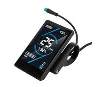 Generic Multifunctional Bike LCD Display Meter Rugged Rain Proof 24-72V Cycling Display for All Cyclists ABS Construction