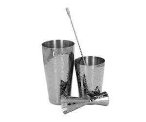 Generic Multifunctional Boston Cocktail Shaker Set 304 Stainless Steel Vintage Style for Bartending 2 Pieces (Set 2)