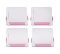 Generic Multifunctional Child Cabinet Locks 4 Pcs Safe Fall Prevention for Windows and Doors Robust Plastic Construction (Pink)