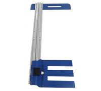 Generic Multifunctional Circular Saw Guide Rail Durable Aluminum Alloy Cutter for Woodworking Projects 0-65cm