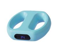 Generic Multifunctional Electric Handheld Device with Body Vibration and Belt for Targeted Muscle Relaxation at Home, in The Office, During Leisure Activities, Blue