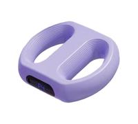 Generic Multifunctional Electric Handheld Device with Body Vibration and Belt for Targeted Muscle Relaxation at Home, in The Office, During Leisure Activities, Purple