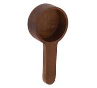 Generic Multifunctional Wooden Coffee Scoop Exquisite Accurate Grams Spoon for Coffee Lovers (Short Black Walnut)