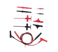 Generic Multimeter Test Leads Set Versatile Silicone Insulated Probes for Hobbyists and Professionals 10 Pieces 60cm