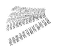 Generic Multipurpose Bear Shape Nail Tips Color Chart Set of 120 for Salon Use and Home Nail Art Enthusiasts