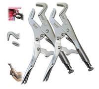 Generic Multipurpose Clamps for Welding, Locking Pliers, Vise Jaws, Pipe Clamp Repair, Workshop & Home Use (2)