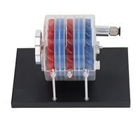 Generic Multistage Steam Turbine Model Educational Tool for Mechanical Enthusiasts Perfect Present for Kids and Adults Iron Organic Glass Plastic 7.1x4.9x4.3in