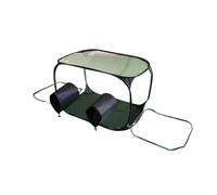 Generic Mushroom Grow Tent, 60*60*90cm, Black, Plastic Frame & Material, Portable Foldable Cultivation Tent with 2 Armholes, Ideal for Indoor/Outdoor Plant Cultivation