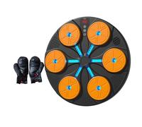 Generic Music Boxing Training Machine, Boxing Trainer Practice Rhythm Musical Target, Workout Home Music Boxing Machine Wall Target, Orange