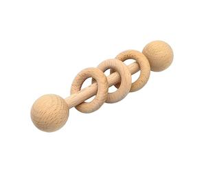 Generic Music Education and Social Emotional Learning Wood Rattle Teether Ring Pack Montessori Gray Double Gender Neutral Pregnancy Test Early Detection Strips (Khaki, One Size)
