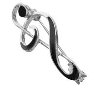 Generic Music Lapel Pin Musical Pins Minimalist Zinc Alloy Enamel Coating Polished Look Pinback Design Suitable for Clothing Accessories Event 1.57x0.59x0.39in