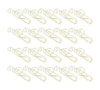 Generic Music Note Paper Clips, Notepad Clamp/Holder Paperclip Bookmark Small Paper Lightweight Cute 20Pcs Gold, for File Classification (Gold)