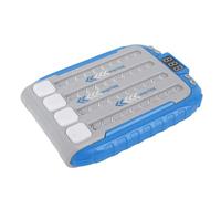 Generic Music Rhythm Game Toy, 6 Game Levels Exercise Finger Flexibility Rhythm Machine for Children (001 Blue Edition)