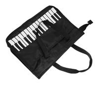 Generic Music Score Holder Bag A4 Size Waterproof Music Sheet Storage Pouch with Zipper for Piano Keyboard and Ukulele Notes, Black Portable Handheld Case for Musicians