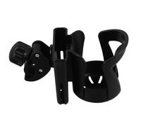 Generic Music Stand Cup Holder Clamp with Phone Slot and Plastic Material, Black Drink and Microphone Holder with Quick Assembly for Guzheng, Violin, Guitar, Sheet Music - Portable