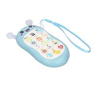 Generic Musical Telephone Toy, Soft Adjustable Multifunctional Volume for Educational Musical Babies for Home for The Home (Blue)