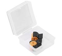 Generic Mustache Shaping Wheel Styling Tool, Easy Operation for Gentleman's Mustache At Home, Pine + Plastic Material, 2 Units