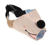 Generic Muzzle Breed Chihuahua Stopper Nozzle Funny Beagle Removable Bulldog Gentle Adjustable Pet Puppy Toothpaste Spray Barking Prevention Foxtail Masks Cage Mastiff Canvas