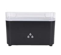 Generic Mystical/Fantasy Air Diffuser Humidifier, Decorative Night Light Essential Oil Diffuser 160ml Water Tank Colorful Fine Atomization USB Power Supply for Home Bedroom (Black)