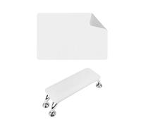 Generic Nail Arm Rest, PU Leather Manicure Hand Pillow, Professional Nail Rest Cushion Table Desk Station for Nail Use, White