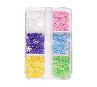 Generic Nail Art Charms 3D Nail Art Charms DIY Nail Art Ornaments Acrylic Nail Tip Decoration Resin PP Material Suitable for Women Shows Crafts, Style A