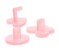 Generic Nail Art Display Stand 3pcs Nail Holders for Press On Practice Stand Butterfly Heart Base Painting Tools