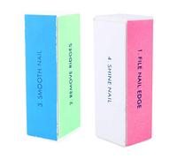 Generic Nail Art Shiner Buffer Nail Polishing Block 4-Way Multifunctional Manicure Tool for Professional and Home Use 1-10 Pcs