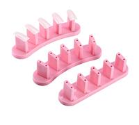 Generic Nail Art Training Stand Durable 3 Colors Set for Professional Personal Use with False Nail Tips for Manicure Tools Pink White Purple for Practice Holder (Yellow)