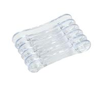 Generic Nail Brush Holder Organizer 5 Grids Nail Art Painting Brush Rack with Material for Holding Brushes And Pens Suitable for Nail Artists Makeup W, transparent