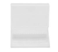 Generic Nail Drill Bit Holder Convenient Detachable Organizer Display Stand for Manicure Tool 20 Slots Designed for Nail Art Bit Tool Lovers Transparent Plastic Material