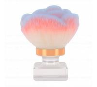 Generic Nail Dust Cleaning Brush Soft Fiber Pink for Nail Art and Makeup - Compact Design with Storage Box for On-the-Go (Rosy Type)