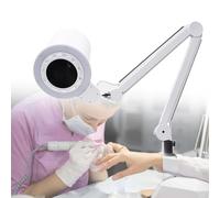 Generic Nail Dust Collector 80W - Strong Suction Nail Vacuum Fan Cleaner with LED Light 10 Speed fan, 2 Reusable Filter, For Nail Salon, Nail Salon Low Noise Dust Collector