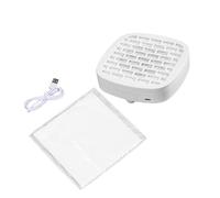Generic Nail Dust Collector Compact Vacuum Fan Acrylic Nail Dust Suction Machine Pad Quiet PP Material Suitable for Professional Salo, White