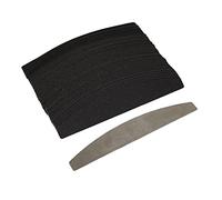 Generic Nail File, Half Moon Nail File Sticky Base Disposable Wearproof for Beginners for Salons