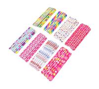 Generic Nail Files Set 48 Pcs Colorful and Reusable Buffing Strips for Salon Use Crafted from Sturdy EVA 7.01x0.79in