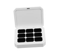 Generic Nail Polish Glue Compartment Nail Art Palette Blush Palette Nails Nail Gel Nail Polish Case Palette Tray Nail Travel Nail Art Case Nail Holder Paint Palettes Plastic White