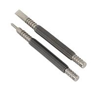 Generic Nail Set Tool Efficient Double Ended Spring Nails Punch for Wood Metal Glass Surfaces, High Carbon Steel Pin Punch Set for Carpenter Home Professional Use