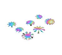 Generic Nail Trimmer Set 7pcs Stainless Steel Durable Precision Smile Line Cutter for Professional and DIY Nail Art (A-G color)
